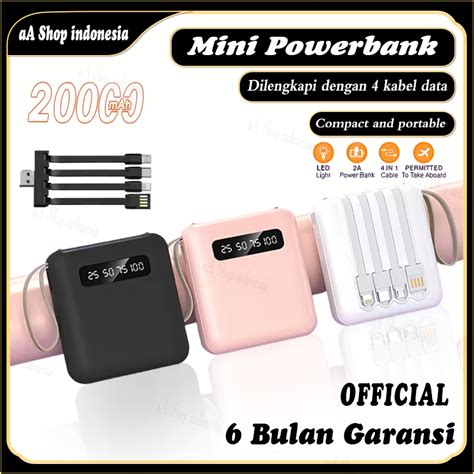 Jual Powerbank Mah Mini Size Power Bank With Usb Fast Charging