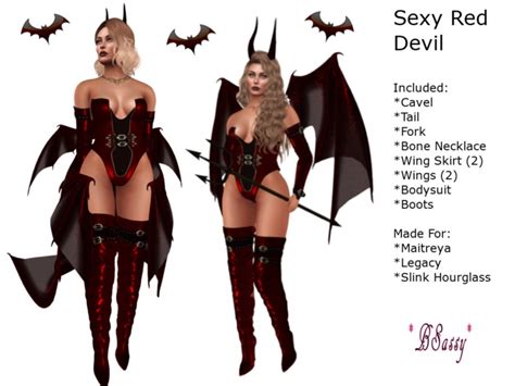 Second Life Marketplace Bsassy Red Sexy Devil