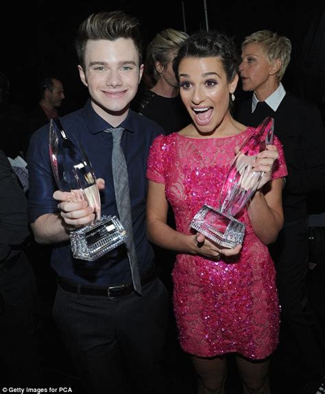 People S Choice Awards 2013 Glee S Lea Michele Shows Off Her Toned Figure In A Sequinned