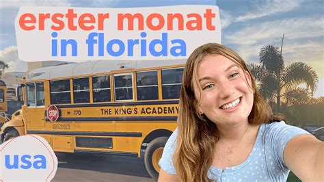 Mein Erster Monat In FLORIDA Mara Vlog 1 Auslandsjahr USA YouTube