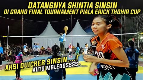 Datangnya Shintia Sinsin Di Grand Final Tournament Piala Erick Thohir