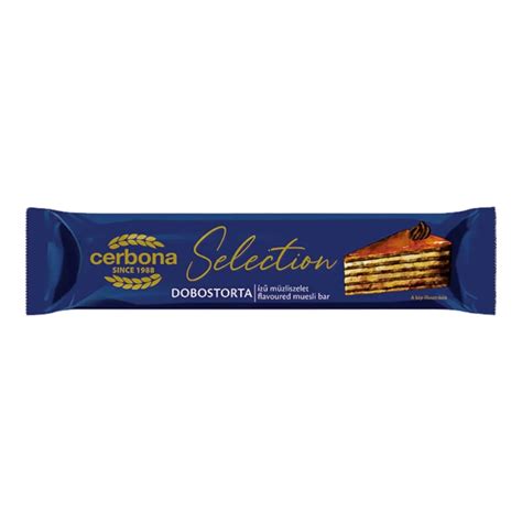 Cerbona Selection Muesli Bar Dobos Torte Flavor 22g 0 7oz Buy