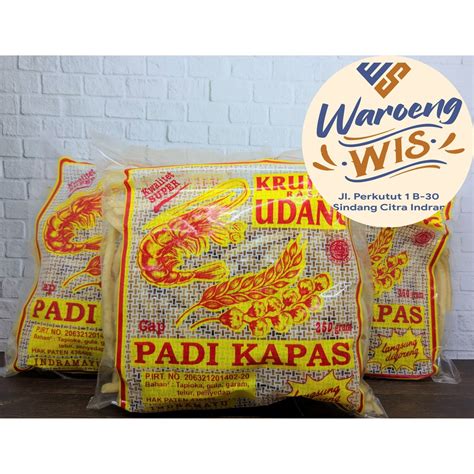 Jual KERUPUK UDANG PADI KAPAS KHAS CIREBON INDRAMAYU ASLI KUALITAS