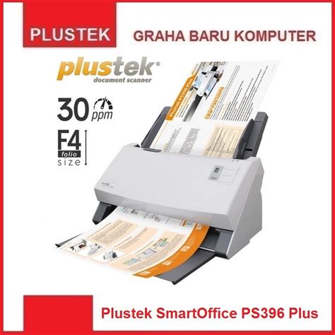 Jual Plustek SmartOffice PS396 Plus Scanner Otomatis Komputer Jakarta