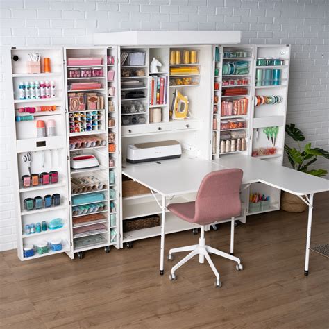 We 💗 This Dreambox Setup Craft Tables With Storage Craft Room Design Storage Cabinets