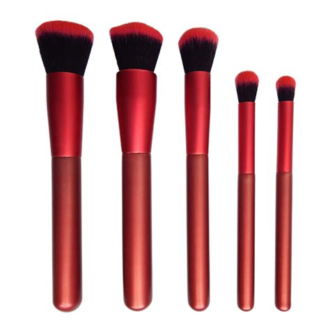 Premium Rose Flower Shape Makeup Brushes 5pcsset Foundation Cosmetic