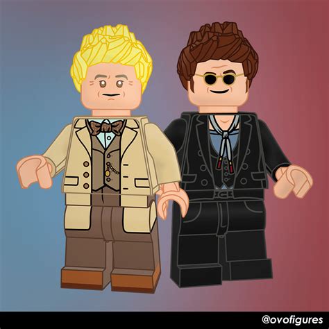 I designed Lego Good Omens figures for Aziraphale and Crowley... : r ...