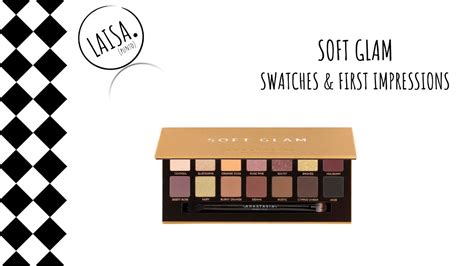 ANASTASIA BEVERLY HILLS SOFT GLAM Swatches First Impressions YouTube