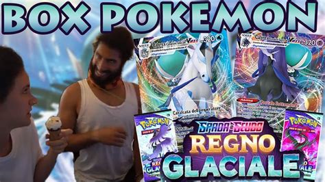 APRIAMO IL BOX POKÉMON REGNO GLACIALE DA 36 BUSTINE CON LA MIA