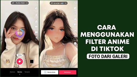 Filter Anime Tiktok Menggunakan Foto Dari Galeri Filter Ai Manga Tiktok Viral Youtube