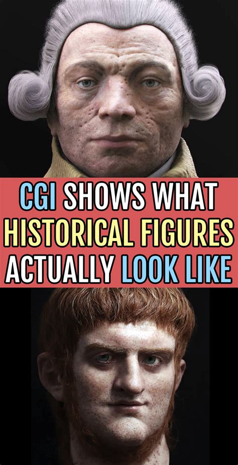 Cgi Shows What Historical Figures Actually Look Like Famous