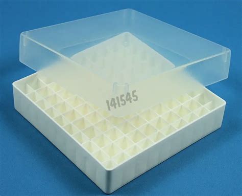 Cryobox For Microtubes 0 5 Ml Conical Or With Screw Neck White