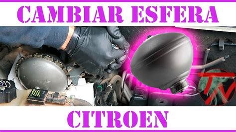 Cambiar ESFERA Citroen REPARAR SUSPENSION Dura Rigida YouTube