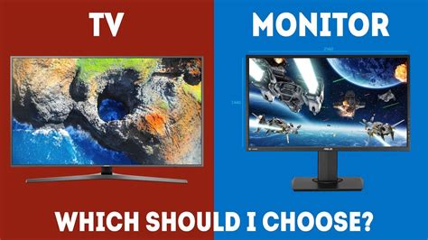 Tv Vs Monitor For Gaming Which Should I Choose Simple Guide Youtube