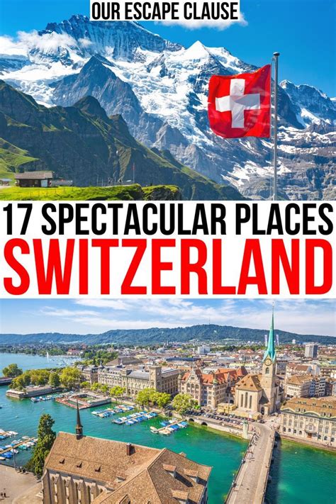 17 Spectacular Places To Visit In Switzerland Map Artofit