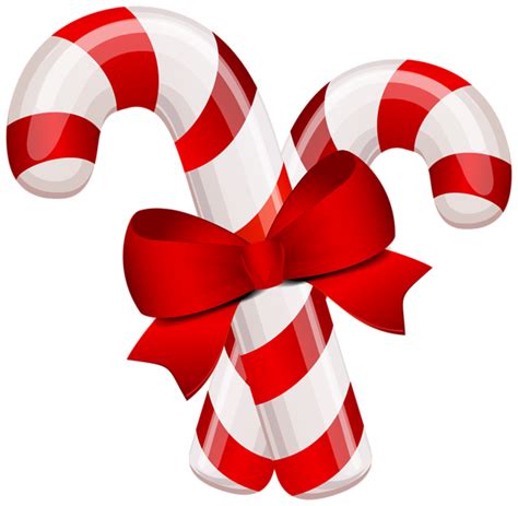 Christmas Classic Candy Canes PNG Clipart Image | Noel