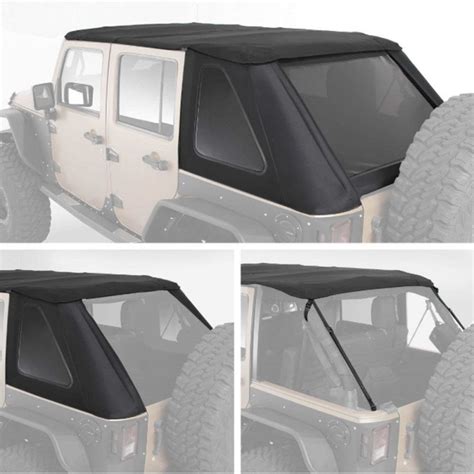 B Che Jeep Wrangler Jk Portes Noir Vinyl Bowless