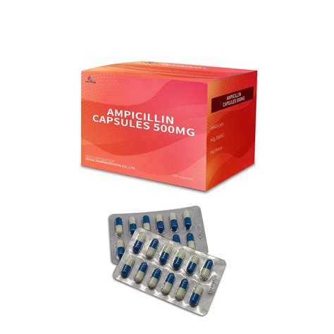 GMP Standard Ampicillin Capsules 500mg China Ampicillin Capsules