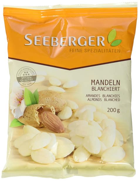 Seeberger Mandeln Blanchiert Er Pack X G Beutel Amazon De