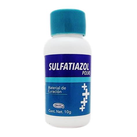 SULFATIAZOL POLVO CON 10 GR Sulfatiazol Polvo 10 G Walmart