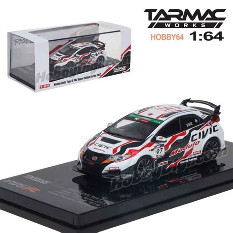 Tarmac Works HOBBY64 模型車 Honda Civic Type R FK2 Super Taikyu Series