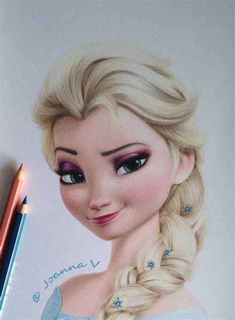 Drawing Elsa With My Kids Pencils Ioanna Ladopoulou Art And Design