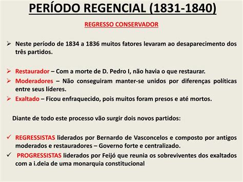 PPT PERÍODO REGENCIAL 1831 1840 PowerPoint Presentation free