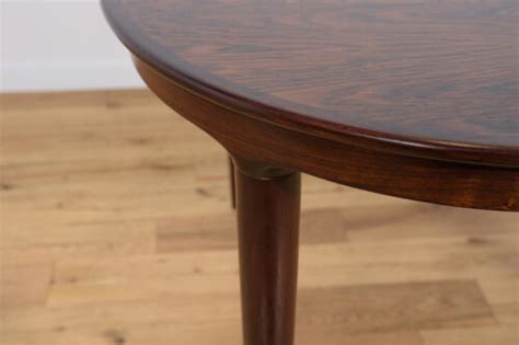 Mid Century Rosewood Extendable Dining Table From Skovmand Andersen