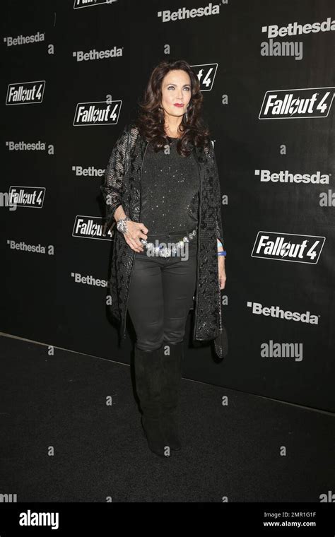 Lynda Carter at the Fallout 4 video game launch event held in Los ...