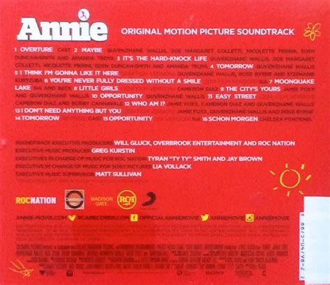 Çeşitli Sanatçılar Annie Soundtrack Cd Opus3a