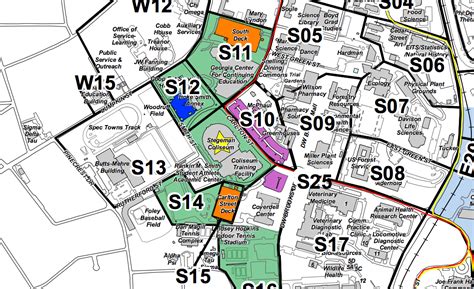 Uga Campus Map Building Numbers - Map