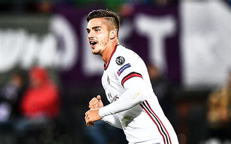 Andre Silva AC Milan Footballers Serie A Match Soccer Rossoneri