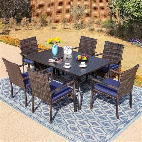 Home Depot 7 Piece Outdoor Dining Set Factory Sale Fabricadascasas