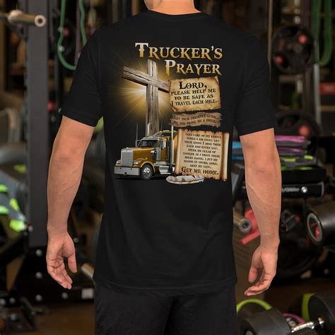 Truckers Prayer Shirt Truck Driver T Christian Etsy