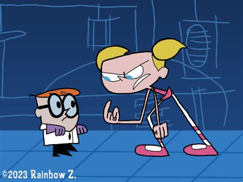 Dee Dee Gets Angry At Dexter By Rzzarts On Deviantart