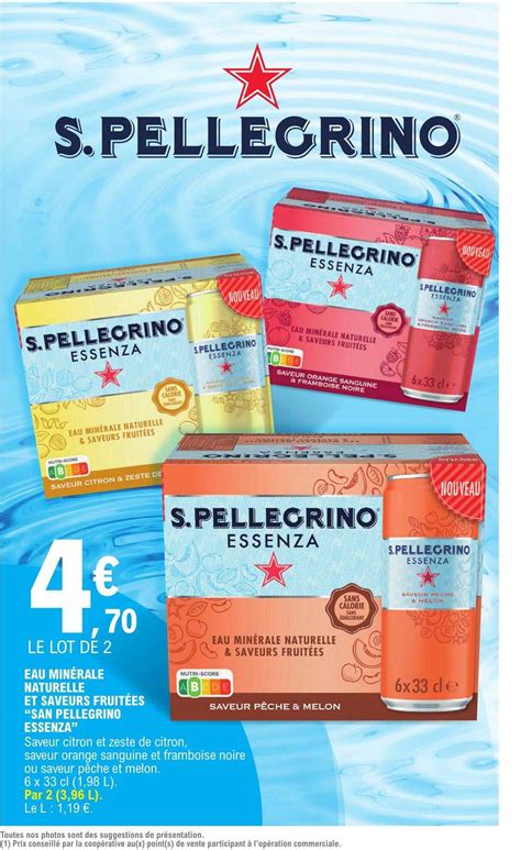 Offre La Gamme San Pellegrino Chez Bi1