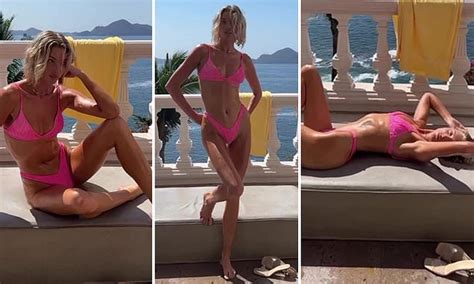 Elsa Hosk Showcases Self Described Mombod In Pink Bikini Two Years