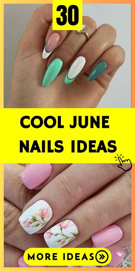 2024 Short June Nails Ideas Chic Dip Powder Techniques For Summer In