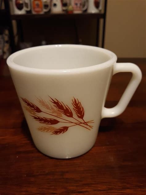 Harvest Wheat 1410 Pyrex Mug Mugs Coffee Mugs Tableware