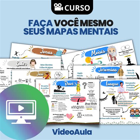 Curso Fa A Seus Mapas Mentais B Blicos Mapas Mentais Prontos E B Nus