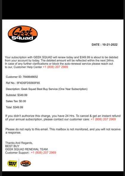 Geek Squad Fake Cancellation And Refund Scam Scams