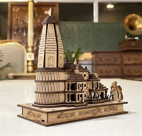 Wooden Ram Mandir Model Online for Home