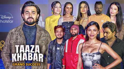 Taaza Khabar Grand Success Party Host By Bhuvan Bam Munawar Payal