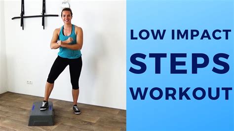 20 Minute Low Impact Step Workout Intermediate Step Exercises With No Jumping For Weight Loss