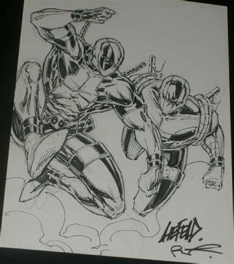 Deadpool Vs Diehard By Rob Liefeld Rob Liefeld Manga Art Deadpool Rules Comics Artist