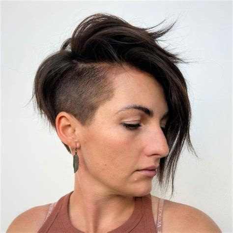 Asymmetrical Pixie Bob With Side Undercut Undercut Pixie Undercut Bob