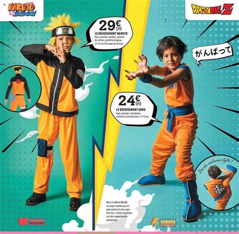 Promo Le déguisement naruto déguisement goku chez Centrakor