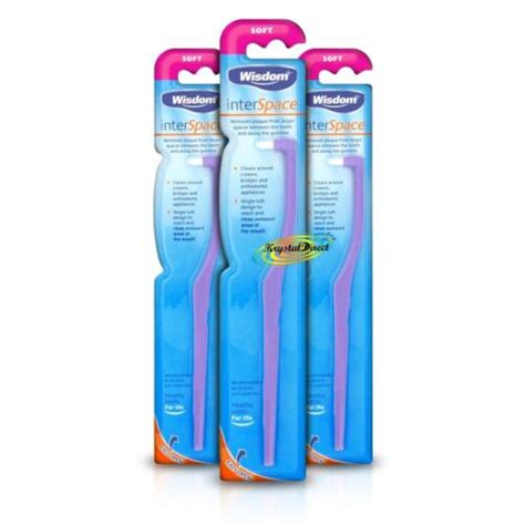 X Wisdom Interspace Soft Single Tuft Interdental Toothbrush Ebay