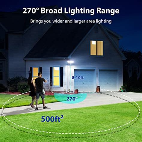 IMaihom 2 Pack 50W Motion Sensor Light Outdoor 4600LM LED Security