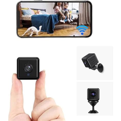 Mini Caméra Espion Cachée Wifi Sans Fil Caméra Vidéo Full Hd 1080P